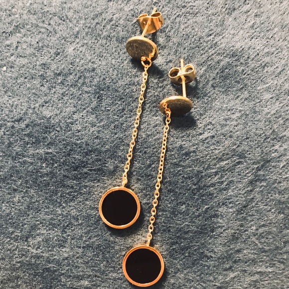 Gold Earrings | Japanese Sutairu スタイル - New! - Picture 3 of 3